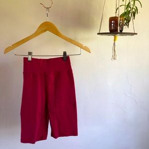 Jungmaven red bike shorts size XS new with tags NWT